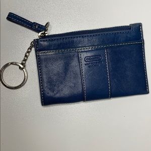 Coach Blue Leather Mini case